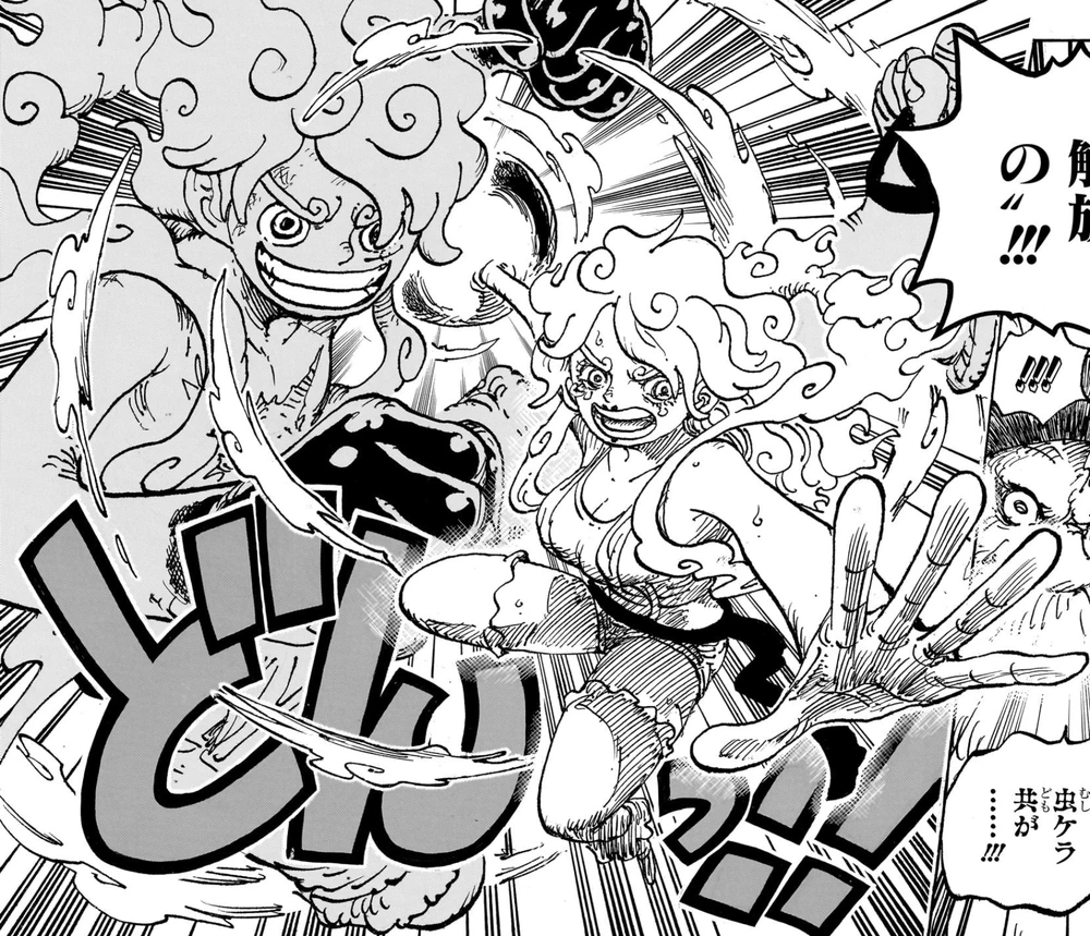 Luffy_And_Bonney_Fight_Together